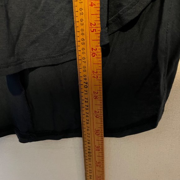 Lush Tunic Short Sleeve Blouse Stretch Pocket Oversized Relaxed Womens Size XS - Picture 5 of 8